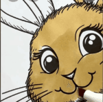 Adorable Bunny Holding Easter Eggs Coloring Page-HowToVideo