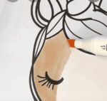 Adorable Chibi Unicorn Holding Easter Egg Coloring Page-HowToVideo