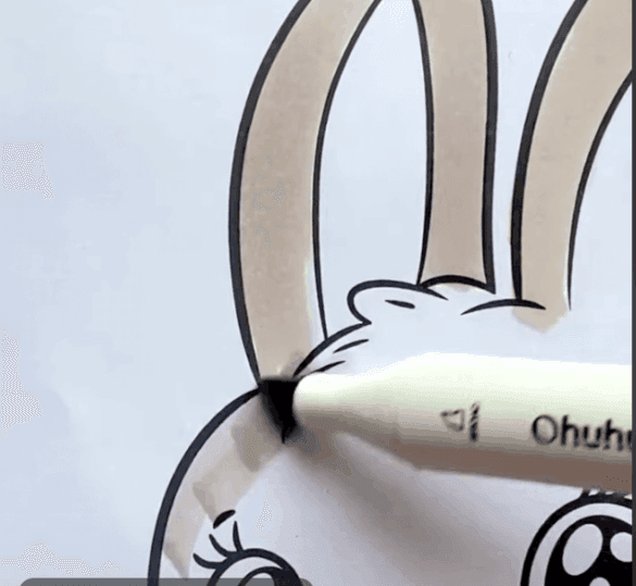 Adorable Easter Bunny Holding A Big Decorated Egg Coloring Sheet-HowToVideo Adorable Easter Bunny Holding A Big Decorated Egg Coloring Sheet-HowToVideo