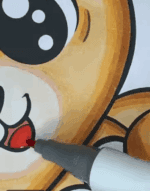 Adorable Teddy Bear Surrounded By Hearts Valentine Coloring Page How To Video