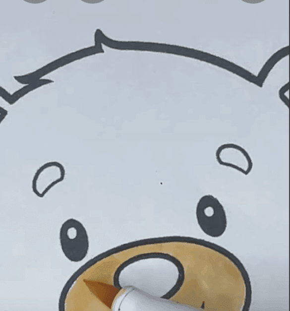 Angel Teddy Bear Holding Heart Valentine Coloring Sheet-HowToVideo