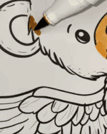 Angel Teddy Bear With Heart And Arrow Valentine Coloring Page How To Video