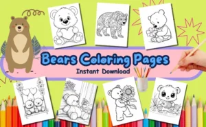 Bears Coloring Pages