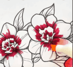 Beautiful Easter Daffodil Wreath Coloring Page-HowToVideo