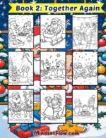 Book Two Together Again Christmas Coloring Book By Mindset Flow 1