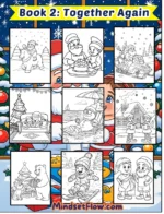 Book Two Together Again Christmas Coloring Book By Mindset Flow 2