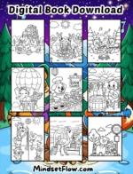 Breezy Adventures Calming Digital Coloring Book By Mindset Flow Preview 1 Breezy Adventures Calming Digital Coloring Book By Mindset Flow Preview 1