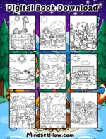 Breezy Adventures Calming Digital Coloring Book By Mindset Flow Preview 2 Breezy Adventures Calming Digital Coloring Book By Mindset Flow Preview 2