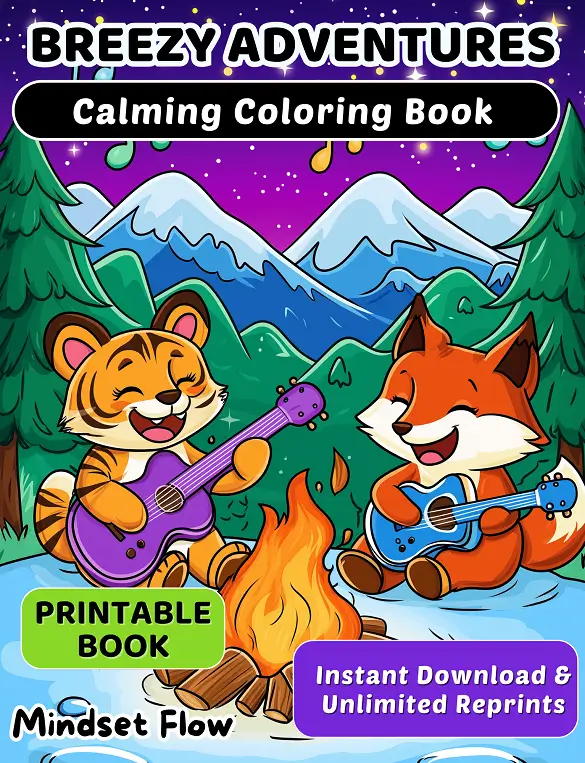 Breezy Adventures Calming Digital Coloring Book By Mindset Flow Breezy Adventures Calming Digital Coloring Book By Mindset Flow