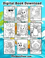 Breezy Days Summer Coloring Book Digital Version Volume 2 by Mindset Flow Preview 1