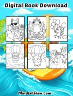 Breezy Days Summer Coloring Book Digital Version Volume 2 by Mindset Flow Preview 4