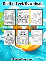 Breezy Days Summer Coloring Book Digital Version Volume 2 by Mindset Flow Preview 5