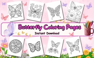 Butterfly Coloring Pages