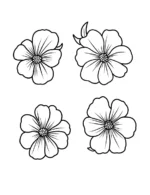 Charming Floral Arrangement Flower Coloring Page By Mindset Flow
