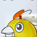 Chicken Soccer Easter Coloring Page-HowToVideo