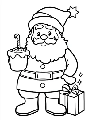 Christmas Hot Chocolate Mug Coloring Page By Mindset Flow