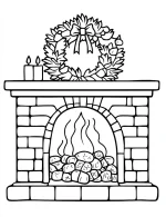 Christmas Wreath Ornaments Coloring Page Printable By Mindset Flow