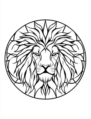 Circular Mandala Like Design Coloring Page by Mindset Flow