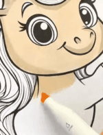 Creative Unicorn Painting A Rainbow Unicorn Coloring Page How To Video Creative Unicorn Painting A Rainbow Unicorn Coloring Page How To Video