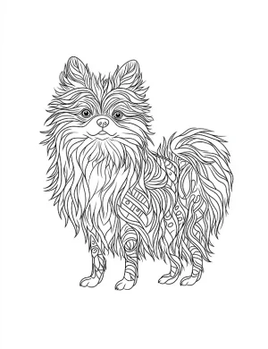 Customizable Dog Mandalas Coloring Page by Mindset Flow