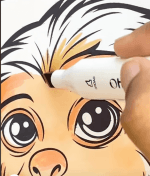 Cute Baby Monkey Sitting Adult Coloring Page-HowToVideo