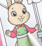 Cute Bunny Lemonade Stand Printable Coloring Page How to Video
