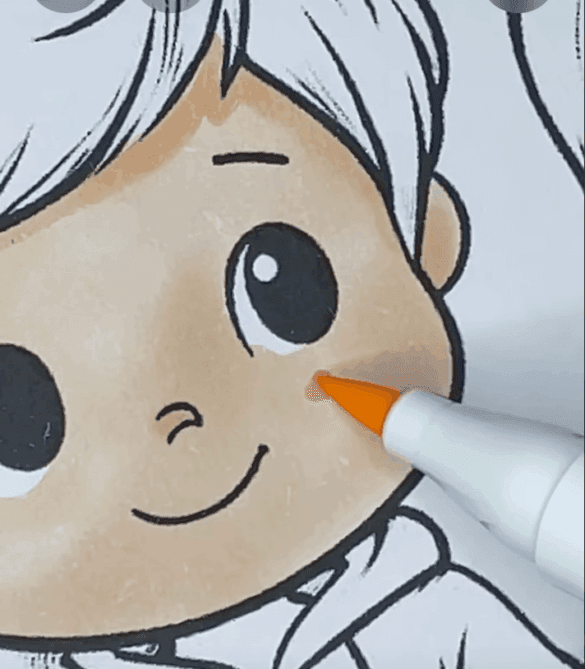 Cute Couple With Kitten Valentine Coloring Page-HowToVideo