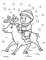 Cute Reindeer Christmas Coloring Page Printable Holiday Fun By Mindset Flow