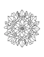 Delightful Intricate Floral Mandala Flower Coloring Page By Mindset Flow