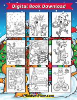 Digital Cover Easy and Merry Christmas Coloring Book-1