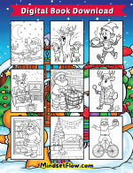 Digital Cover Easy & Merry Christmas Coloring Book Page2