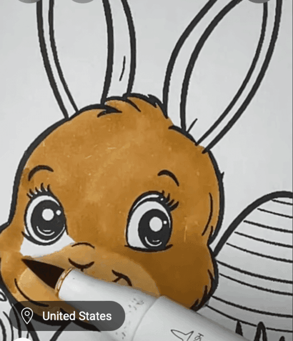 Easter Bunny Driving Egg-Filled Truck Coloring Page-HowToVideo