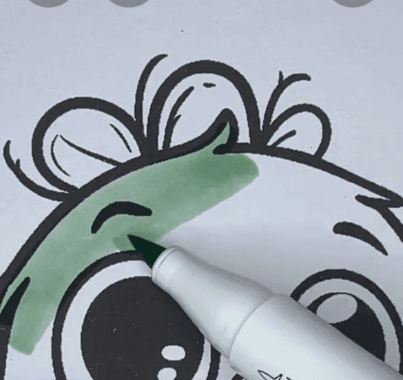 Easter Chick Bunny Basket Coloring Page-HowToVideo Easter Chick Bunny Basket Coloring Page-HowToVideo