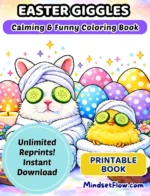 Easter Giggles Calming and Funny Coloring Book Digital Version by Mindset Flow