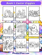 Easter Giggles Calming and Funny Coloring Book Digital Version by Mindset Flow Preview 4