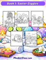 Easter Giggles Calming and Funny Coloring Book Digital Version by Mindset Flow Preview 5