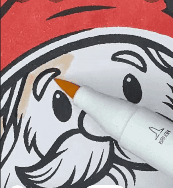 Easter Gnome with Bunny and Egg Basket Coloring Page-HowToVideo Easter Gnome with Bunny and Egg Basket Coloring Page-HowToVideo