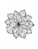 Elegant Floral Mandala Sunflower Design Flower Coloring Page By Mindset Flow
