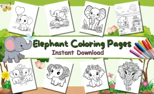 Elephant Coloring Pages