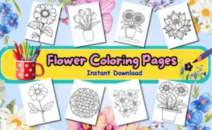 Flower Coloring Pages