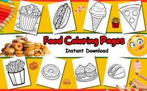 Food Coloring Pages