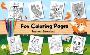 Fox Coloring Pages