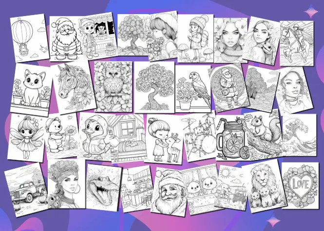 Free 35 Coloring Pages by Mindset Flow