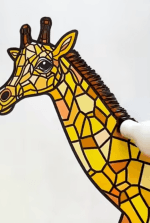 Geometric Giraffe Adult Coloring Page How to Video