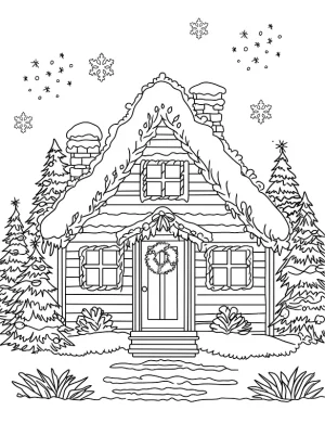 Gingerbread House Christmas Winter Decorations By Mindset Flow