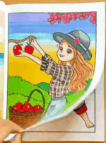 Girl Adventures Calming Coloring Book flip through Video