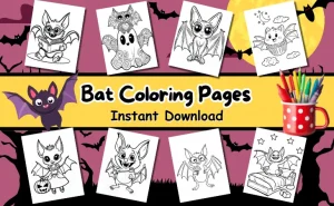 Bat Coloring Pages