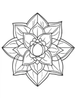 Intricate Floral Mandala Flower Coloring Page By Mindset Flow