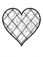 Intricate Heart Pattern With Flowing Lines Coloring Page By Mindset Flow