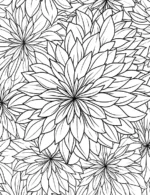 Lush Overlapping Floral Mandala Repeat Design Coloring Page by Mindset Flow